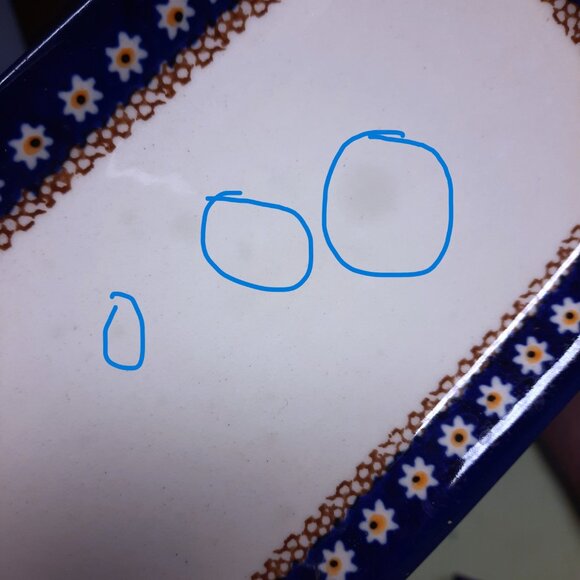 UNIKAT Polish Pottery Heart Shape Bowl, Butter Dish, Creamer HAND MADE IN POLAND - Picture 7 of 7